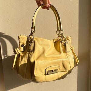[SOLD] Coach Kirsten Bag in Butter Yellow
